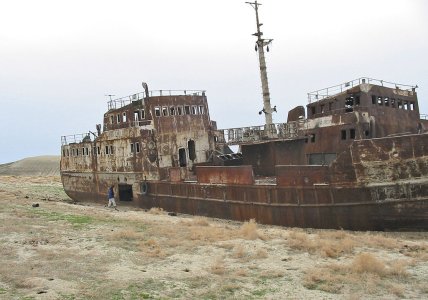 Visserij Aralmeer drooggevallen