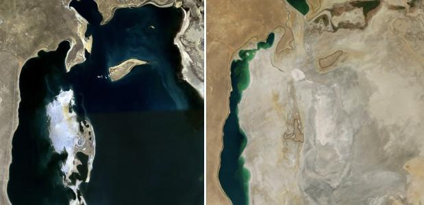 Aralmeer Milieu Kazachstan Oezbekistan