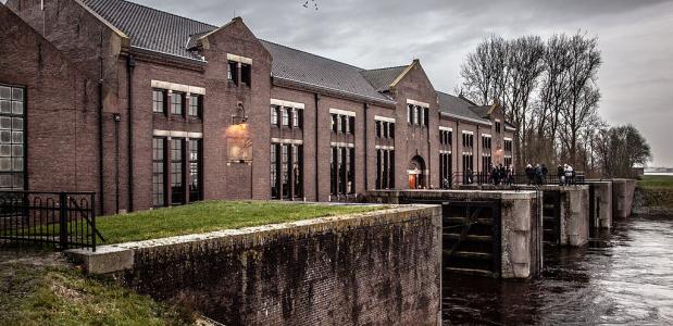 Het Ir. D.F. Woudagemaal in Lemmer in Friesland