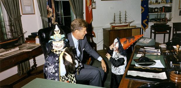Halloween bij President Kennedy