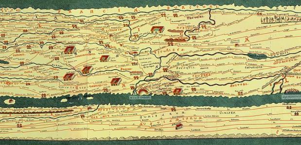 De Romeinse Peuteringen kaart