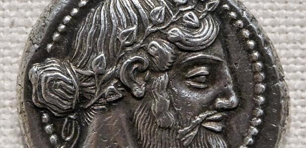 Zilveren munt oudheid Griekenland