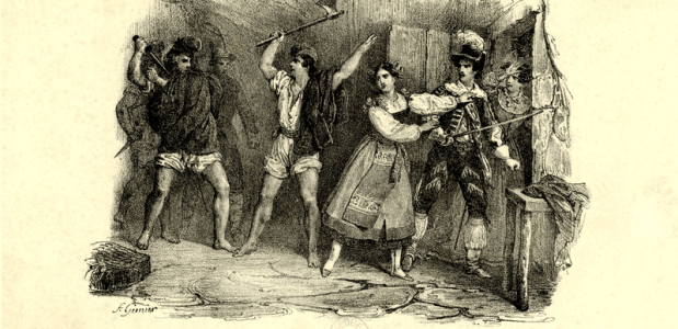 La Muette de Portici, begin van de Belgische opstand