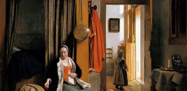 Pieter de Hooch De moeder, 1661 – 1663 © Staatliche Museen zu Berlin, Gemäldegalerie Pieter de Hooch in Delft