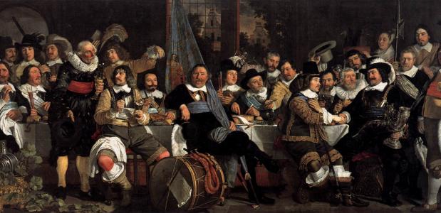 Bartholomeus van der Helst. Viering van de Vrede van Munster 1648