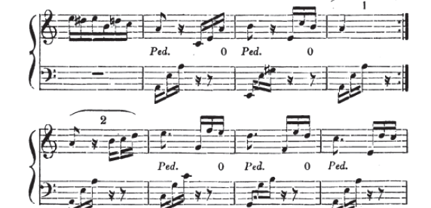 Het muziekstuk 'Für Elise' wat Beethoven componeerde