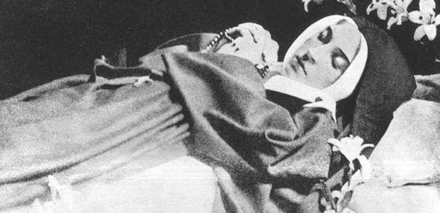Ongeschonden lichaam van Bernadette Soubirous