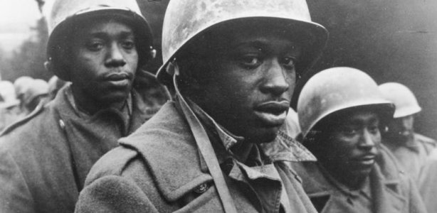 Zwarte soldaten tijdens het Ardennenoffensief Zwarte krijgsgevangenen Ardenne