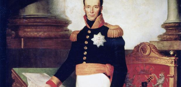 Willem I met de grondwet van 1815