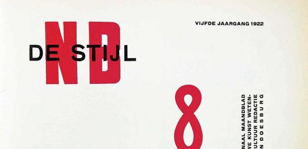 Kunstbeweging De Stijl begon toen het gelijknamige blad in 1917 werd gepubliceerd. 