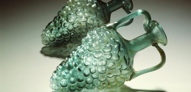 romeinse glazen flesjes Rijksmuseum