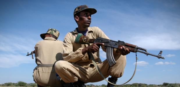 Ethiopsiche soldaten