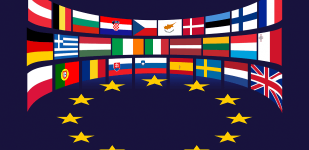 De EU-vlaggen
