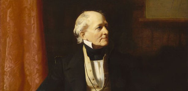 Francis Beaufort, geschilderd door Stephen Pearce. (Public domain), via Wikimedia Commons Francis Beaufort