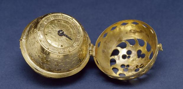 Een pomander-horloge uit 1530, vergelijkbaar met The Watch 1505