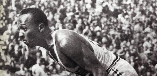 Jesse Owens op de Olympische Spelen in Berlijn