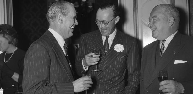 Foto van prins Bernhard bij een lunch van The Royal Air Force Association, door Joop van Bilsen, via Nationaal Archief Lockheed affaire
