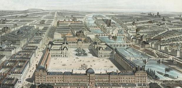 Louvre van Charles Fichot, Public domain, via Wikimedia Commons