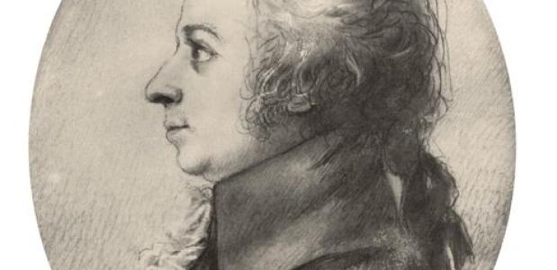Wolfgang Amadeus Mozart getekend door Doris Stock