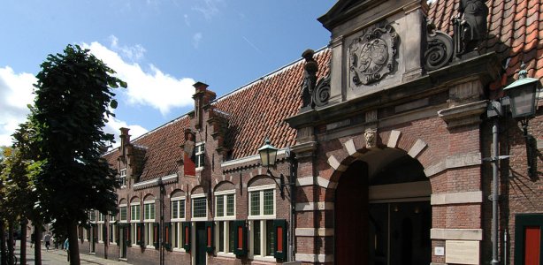 Het oudemannenhuis in Haarlem