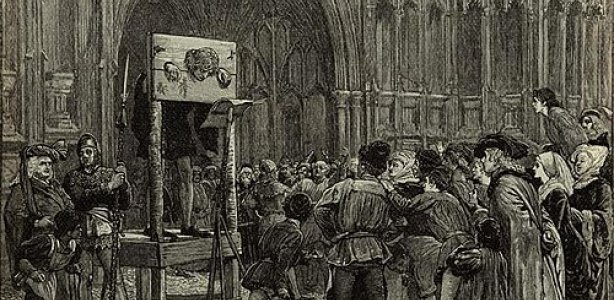 Perkin Warbeck op de schandpaal