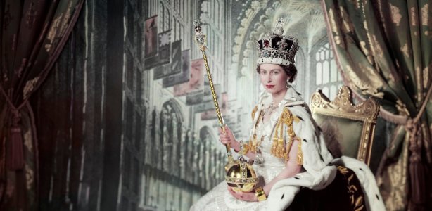 Kroningsportret van Koningin Elizabeth II