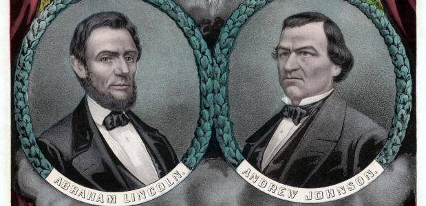 inauguratie lincoln johnson 1865