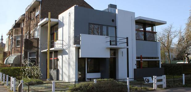 Het Rietveld Schröderhuis in Utrecht.