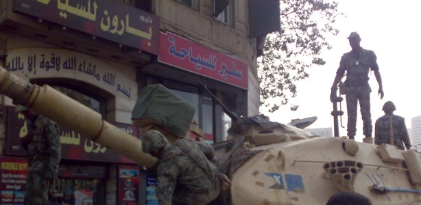 Army Truck Tahrir Square 25th of january 2011