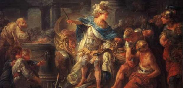 Alexander de Grote hakt een knoop door