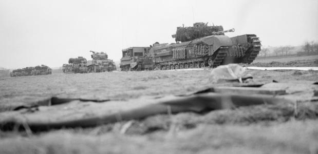 Churchill tanks operatie Veritable