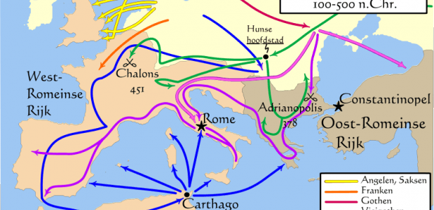 Invasies van het Romeinse Rijk