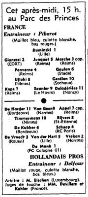 De Watersnoodwedstrijd van 12 maart 1953