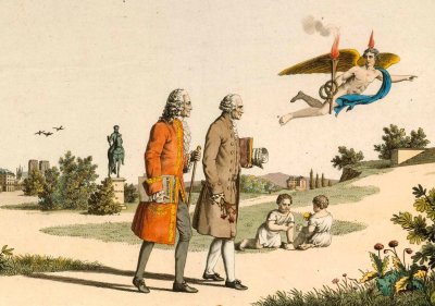 Voltaire en Rousseau