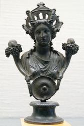 Bronzen beeld van Cybele oftewel Magna Mater