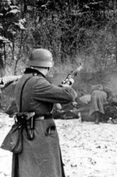 Executie van Poolse burgers door de Wehrmacht.