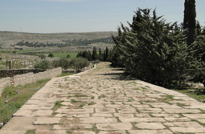 Romeinse weg in Syrie