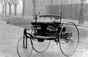De eerste automobiel van Benz.