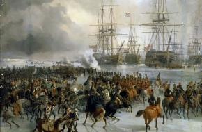 Nederlandse vloot veroverd door cavalerie