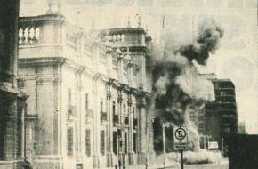 Bombardement op La Moneda, het presidentieel paleis in Chili