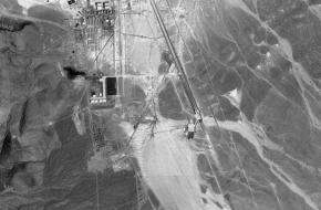 de Area 51 in 1968 op een sattelietfoto 