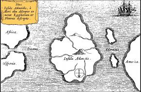 Kaart van Atlantis