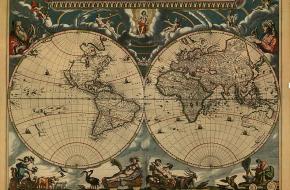 Wereldkaart uit de Atlas Maior.