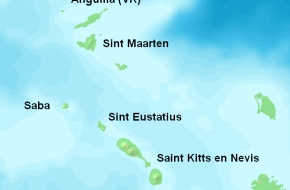 Bovenwindse eilanden Sint Eustasius, Sint Maarten en Saba
