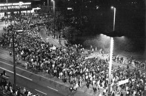 Maandaggebeden Protest Leipzig 1989