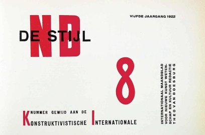 Kunstbeweging De Stijl begon toen het gelijknamige blad in 1917 werd gepubliceerd. 
