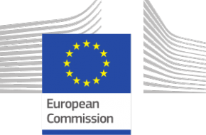 Het logo van de Europese Commissie.