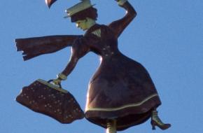 Mary Poppins windvaan in Disneyland.