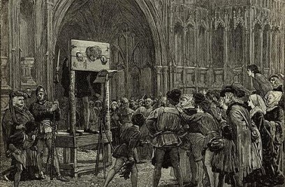 Perkin Warbeck op de schandpaal