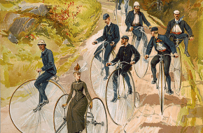 Hoge Bi geschiedenis fiets 